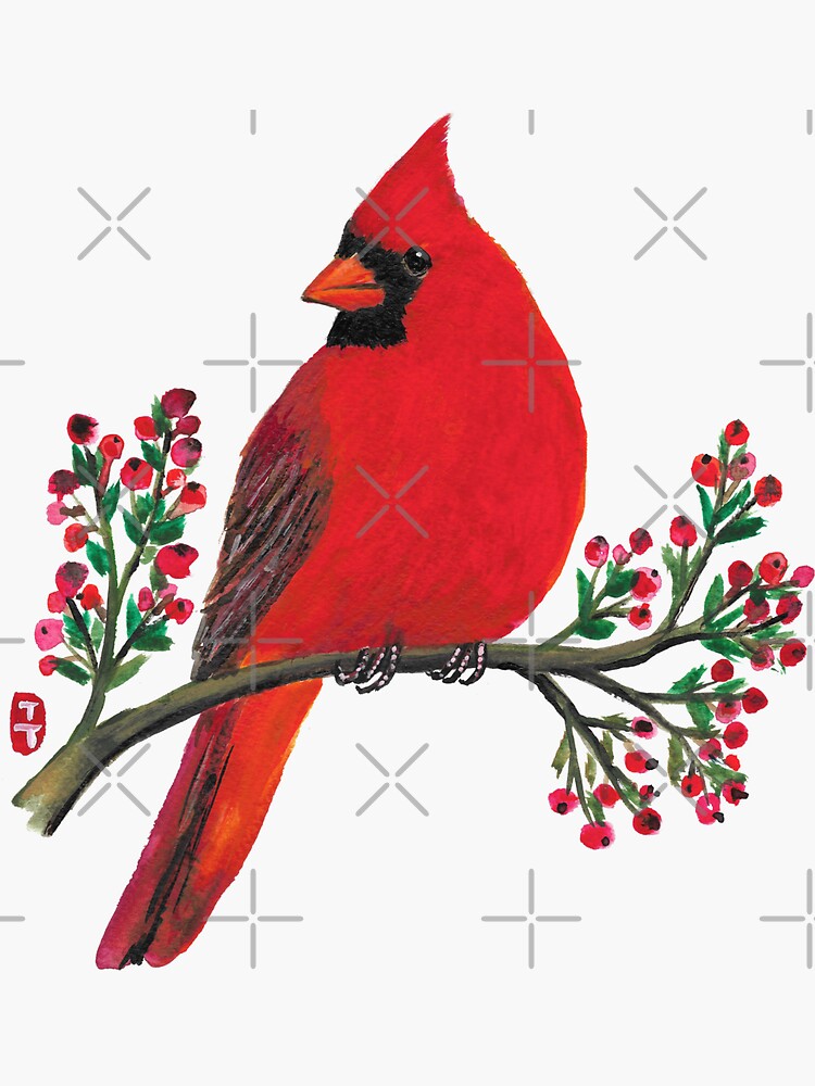 St. Louis Cardinals MLB Bird Logo Ball Car Bumper Sticker Decal