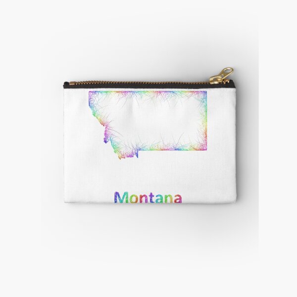 Item preview, Rainbow Montana map designed and sold by davidzydd.