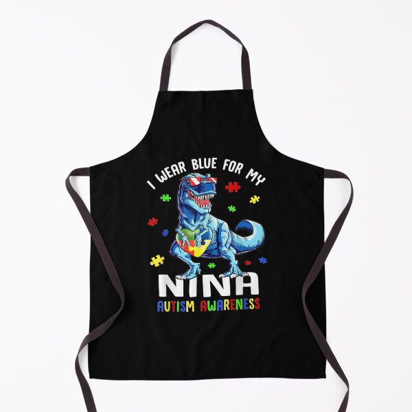 Item preview, I Wear Blue For My Nina Autism Awareness Dinosaur Gift designed and sold by rubysheila.