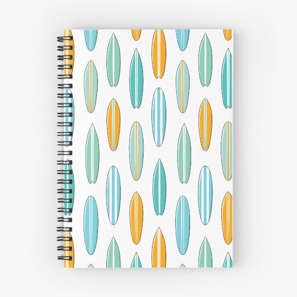 Item preview, Surf's Up - surfboard in teal and orange beach designed and sold by littlearrow.