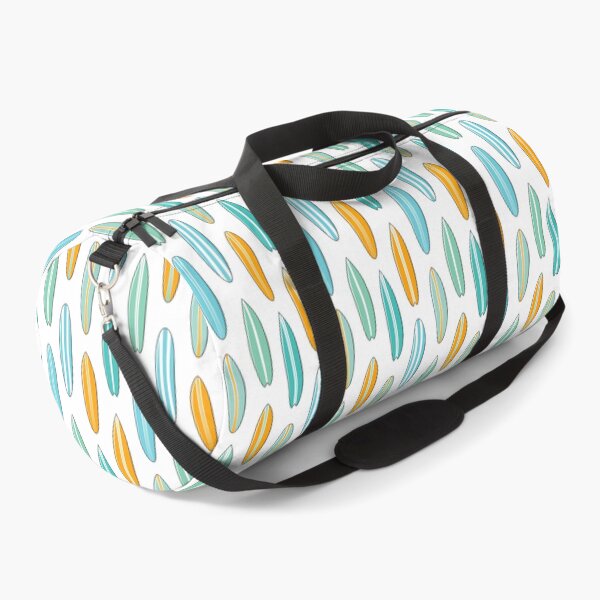 Item preview, Surf's Up - surfboard in teal and orange beach designed and sold by littlearrow.