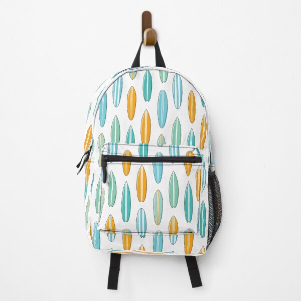 Item preview, Surf's Up - surfboard in teal and orange beach designed and sold by littlearrow.