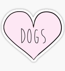 Dog Heart Sticker