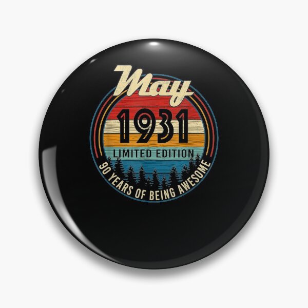 Item preview, Vintage May 1931 Retro 90th Birthday 90 Years Old Gift  designed and sold by rubysheila.