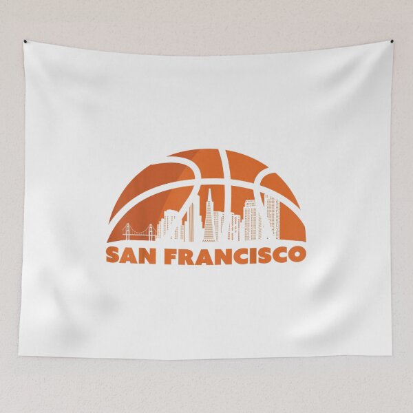Item preview, San Francisco City Skyline California Basketball Fan Jersey designed and sold by Soospal.