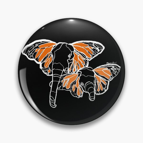 Item preview, Single Line - Flying Elephants (White) designed and sold by MaxencePierrard.