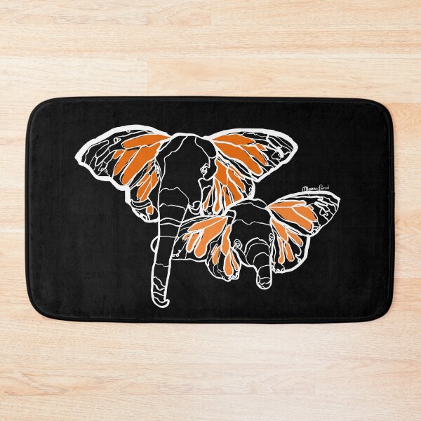Item preview, Single Line - Flying Elephants (White) designed and sold by MaxencePierrard.