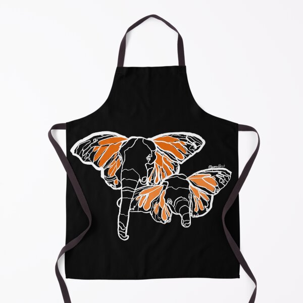 Item preview, Single Line - Flying Elephants (White) designed and sold by MaxencePierrard.