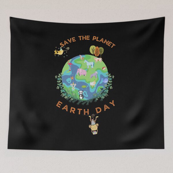 Item preview, SAVE THE PLANET || EARTH DAY || EVERGREEN designed and sold by RominaMD.