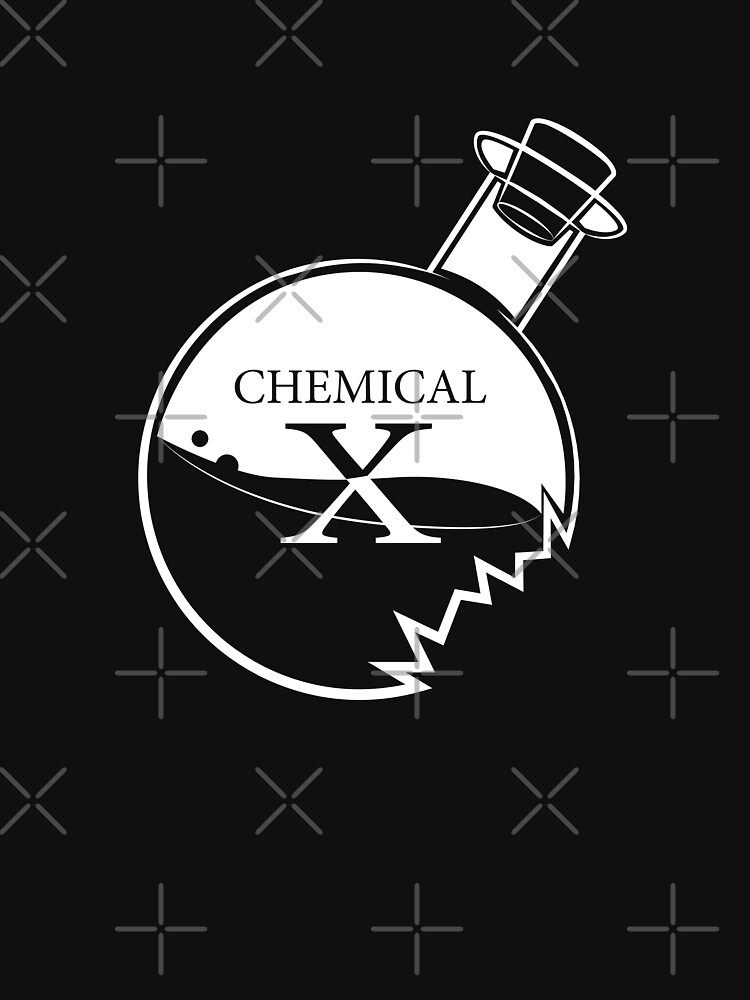 "Chemical X (Black) Minimalist Chemistry" Tshirt for Sale by