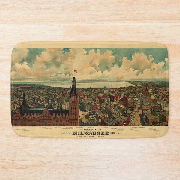 Item preview, Milwaukee, Wisconsin (1896) designed and sold by allhistory.