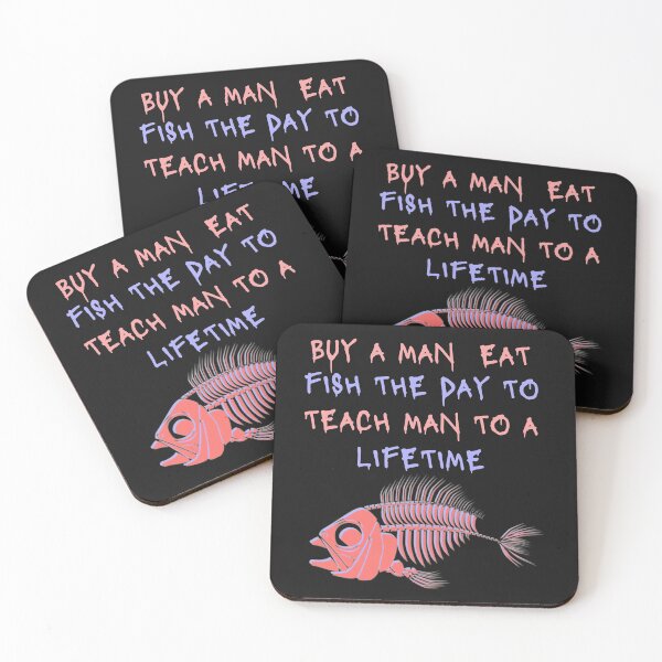 Item preview, Buy a man eat fish the day to teach man to a lifetime designed and sold by DesignsofNote.