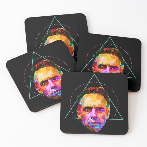 Item preview, Jordan Peterson Colorful Geometric Portrait designed and sold by Nagykira.