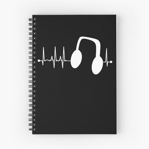 Item preview, Music Heartbeat Headphones Deejay Pulse EKG Music Lover Gear designed and sold by DynamicDesign.