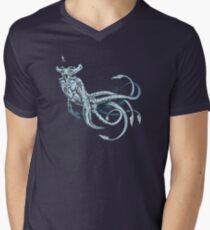 Sea Emperor Transparent Men's V-Neck T-Shirt