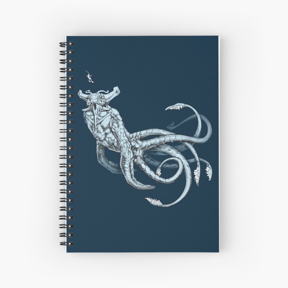 Sea Emperor Transparent Spiral Notebook