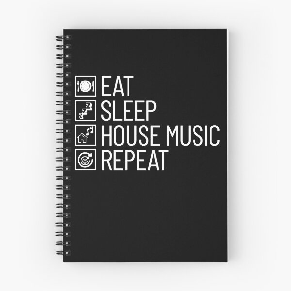Item preview, Eat Sleep House Music Repeat EDM Lover DJ House Music Gear designed and sold by DynamicDesign.