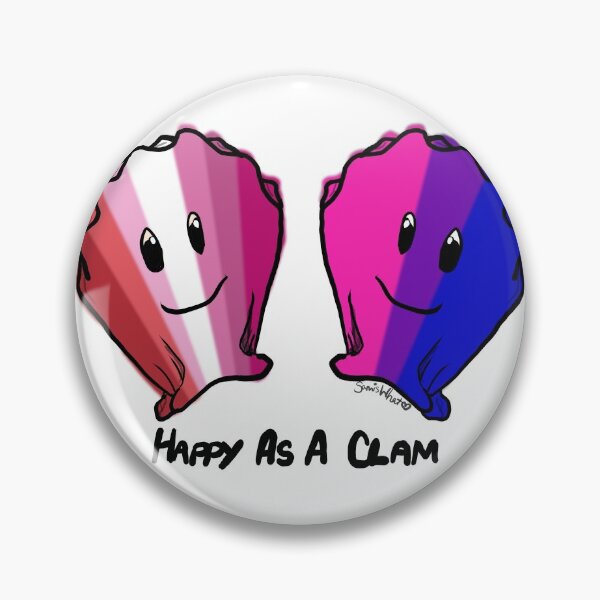 Item preview, Happy As A Clam L+B designed and sold by SamIsWhat8.