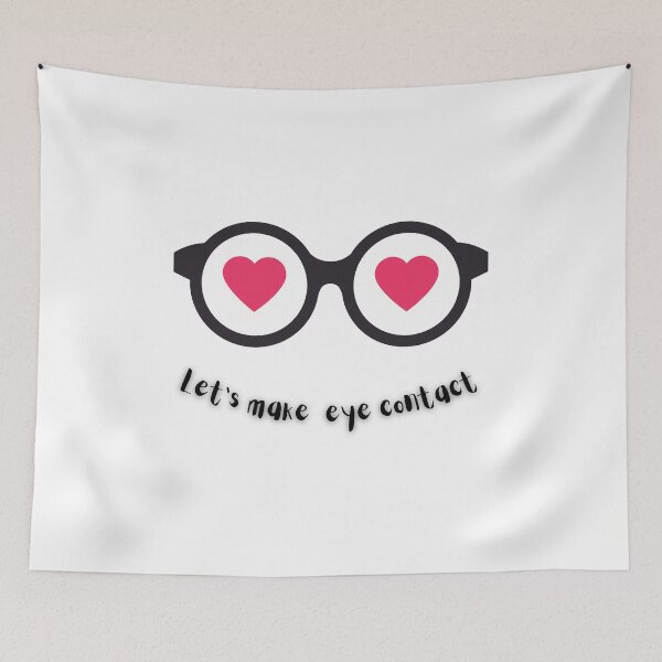 Item preview, let's make eye contact designed and sold by Hab2.