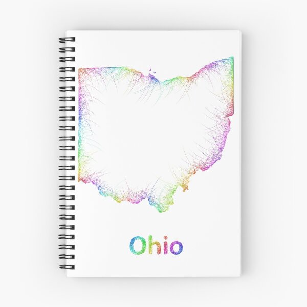 Item preview, Rainbow Ohio map designed and sold by davidzydd.