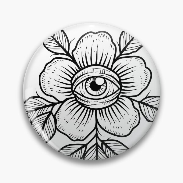 Artikelvorschau, Alle sehen Augen Blackwork Tattoo Flash entworfen und verkauft von AznavourByKarin.