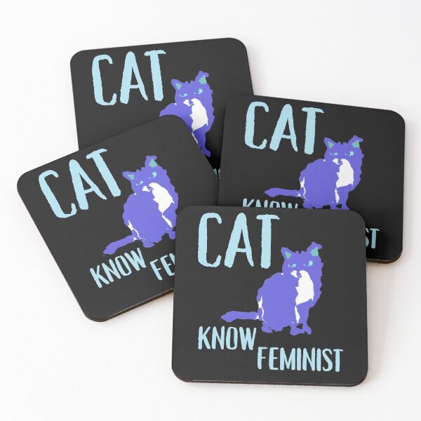 Item preview, Cat know feminist designed and sold by DesignsofNote.