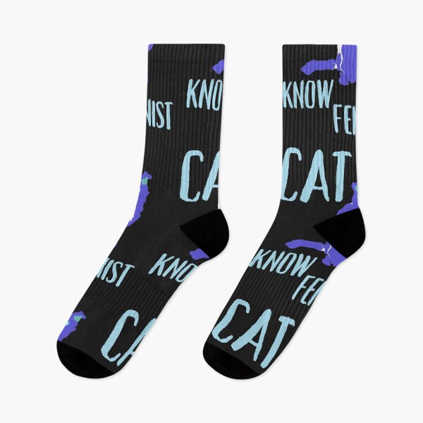 Item preview, Cat know feminist designed and sold by DesignsofNote.