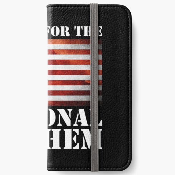 I Stand For The National Anthem design USA Flag Design iPhone Wallet