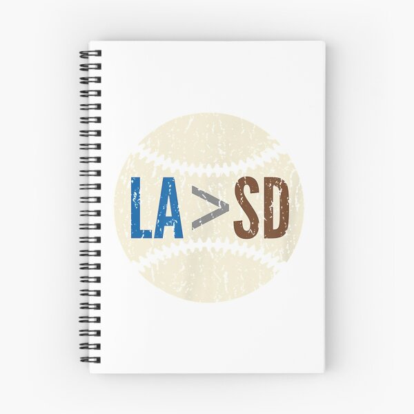 Item preview, Los Angeles Greater Than San Diego Baseball (Distressed) designed and sold by Soospal.
