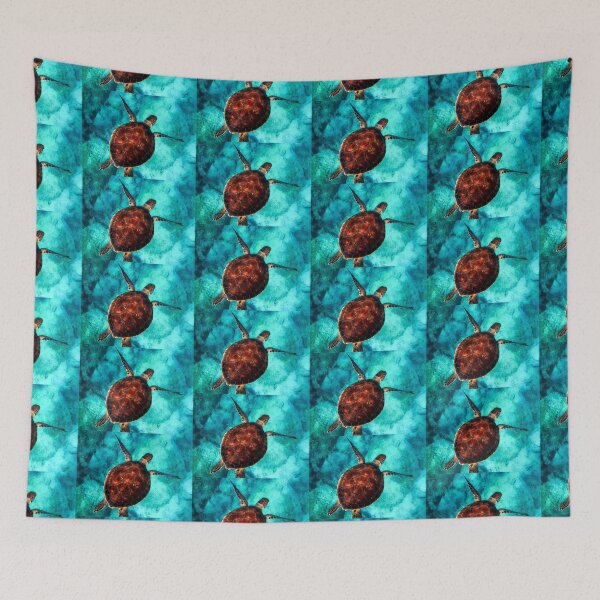 Item preview, Giant Sea Turtle Swimming in the Ocean designed and sold by AnnoyedMouse.