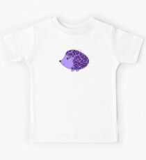 Faux Fur Fabric Purple Black Kids Tee