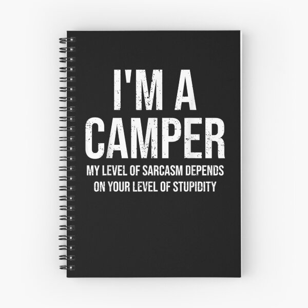 Item preview, I'm A Camper My Level Of Sarcasm Funny Camper Camping Gift  designed and sold by lindafrances.