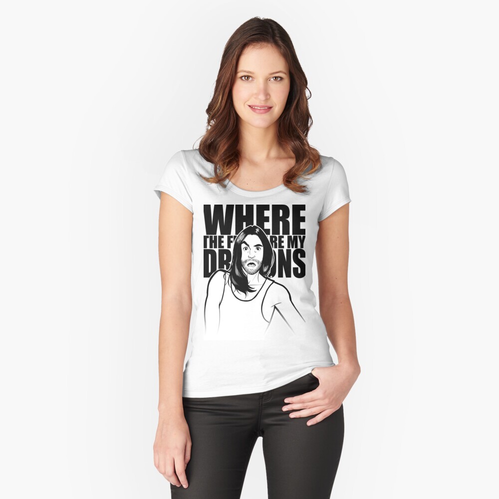 Item preview, Fitted Scoop T-Shirt designed and sold by Fabrissou.