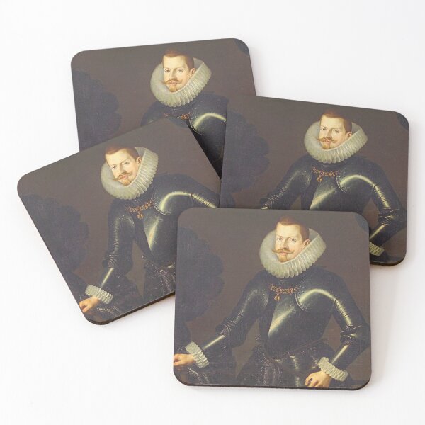 Item preview, Portrait of Andres López vintage art designed and sold by Vintage Designs +.