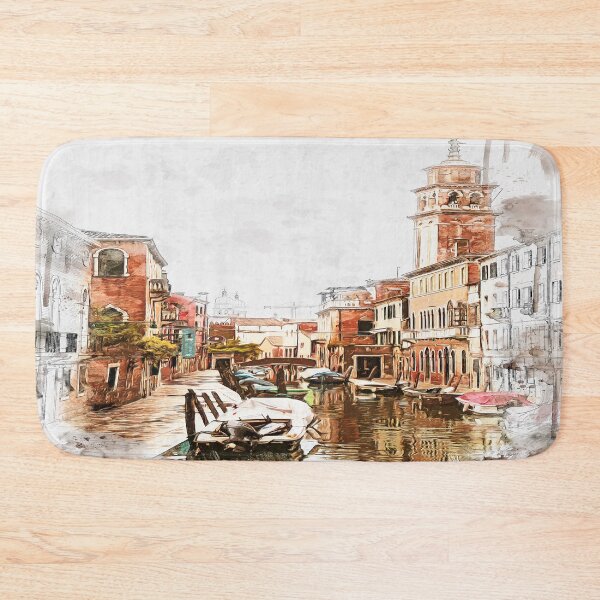 Item preview, Venice unique city in watercolor style designed and sold by ritadilalla.