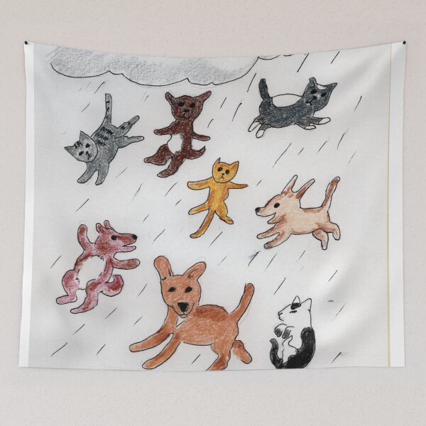 Item preview, Raining Cats and Dogs designed and sold by MeadowView.