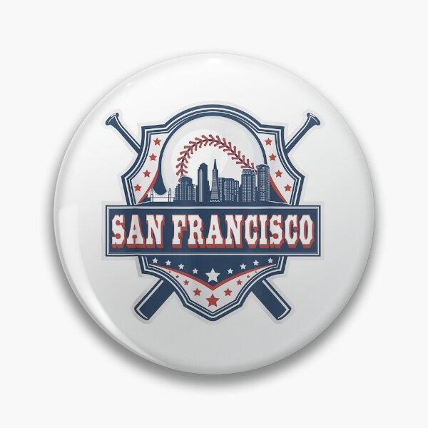 Item preview, Vintage San Francisco Baseball Skyline designed and sold by Soospal.