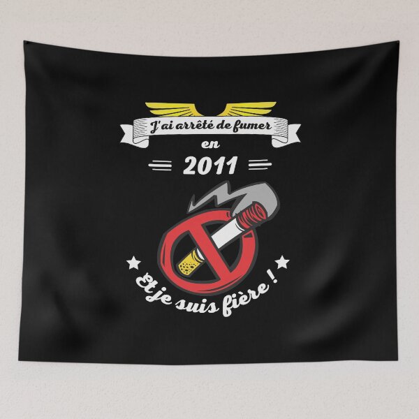 Item preview, I quit smoking in 2011 - Smoker Humor designed and sold by Ydurand.