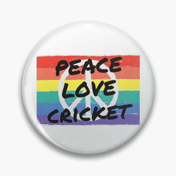 Artikelvorschau, Frieden. Liebe. Kricket entworfen und verkauft von TheGreenGoat.