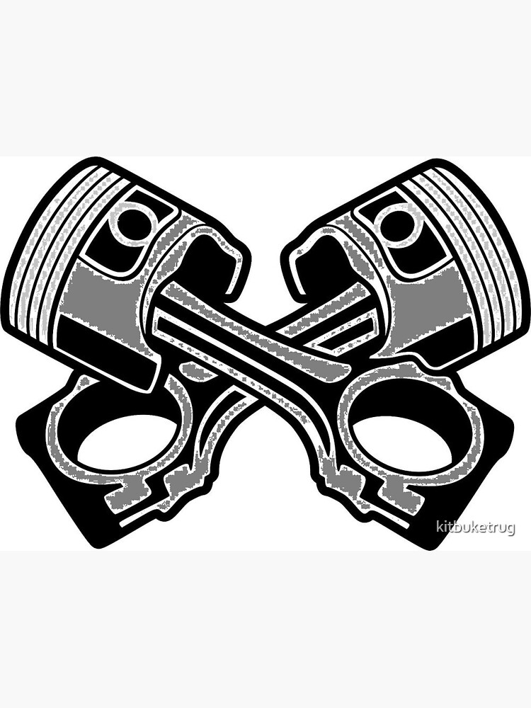 "Pistons" Sticker by kitbuketrug Redbubble