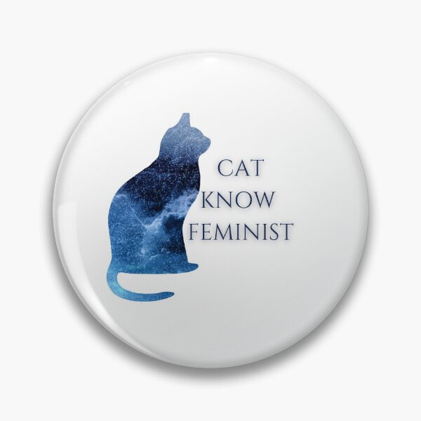 Item preview, Cat Know Feminist designed and sold by creaturespie.
