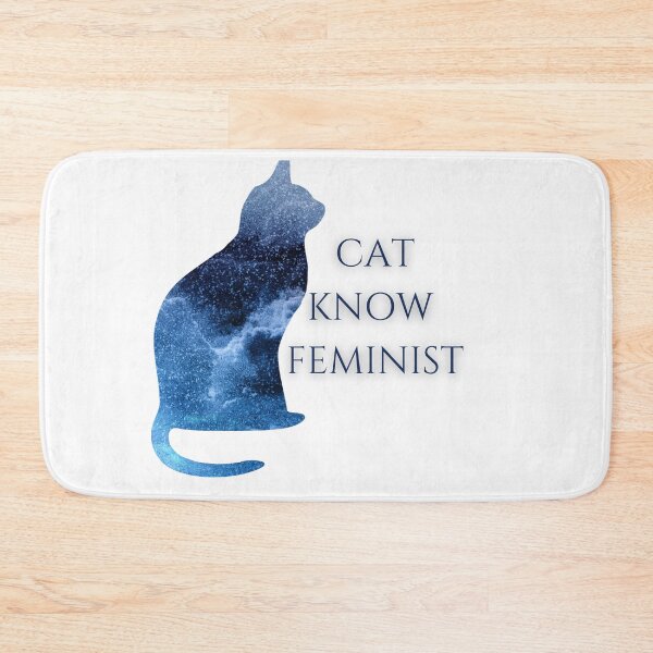 Item preview, Cat Know Feminist designed and sold by creaturespie.