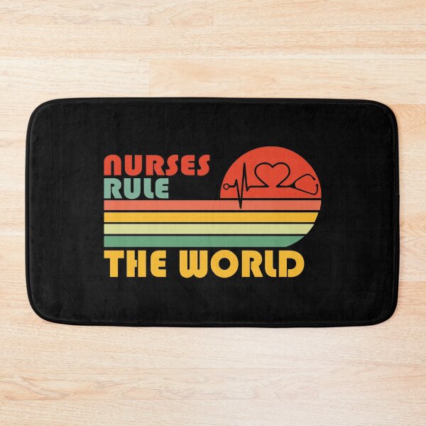 Item preview, Nurses Rule The World Funny National Nurses Day Retro Vintage Gift designed and sold by Theobsessed01.