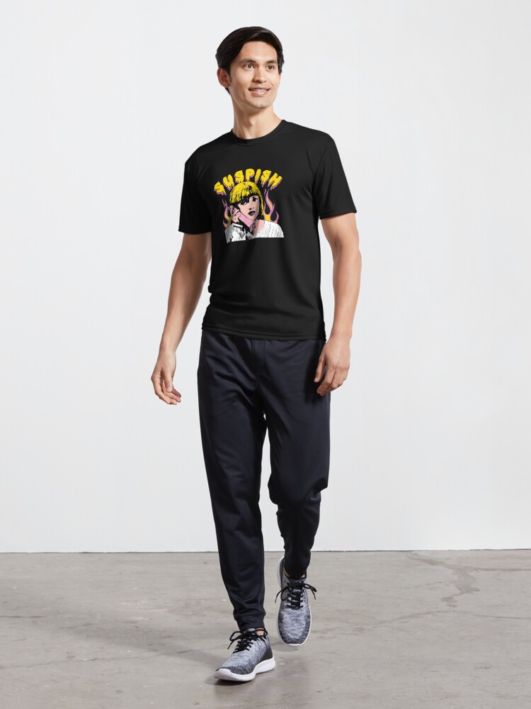 Bailey Sarian merch Bailey Sarian Suspish Scream Hoodie sweatshirt black  grey Active T-Shirt