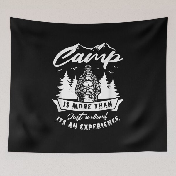 Item preview, Camp Is More Than Just A Word Its An Experience Camping Gift  designed and sold by dominique235.