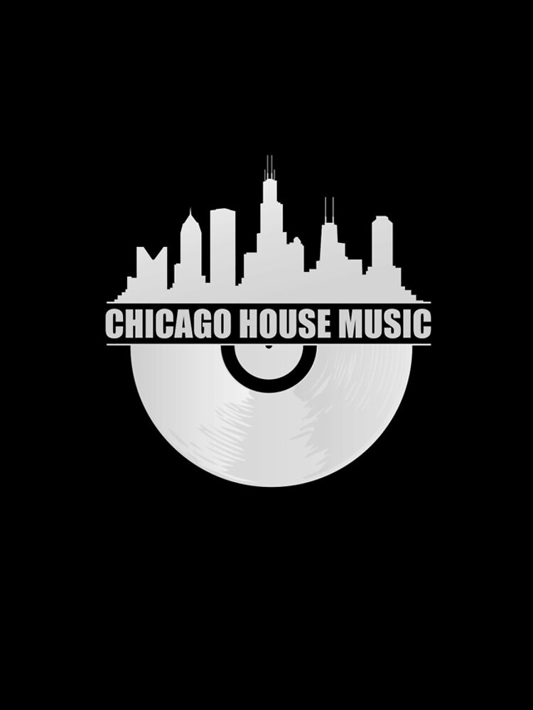 Imagen 4 de 4, Funda de iPhone con la obra Chicago House Music Chicago Skyline EDM DJ Chicago House Gear, diseñada y vendida por DynamicDesign.