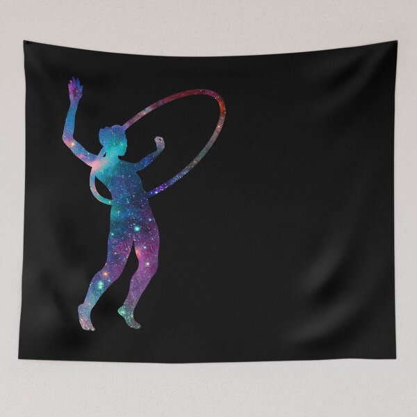 Item preview, Circus Flow Arts - Cosmic Hula Hoops 1- Midnight designed and sold by FlyingFoxDesign.