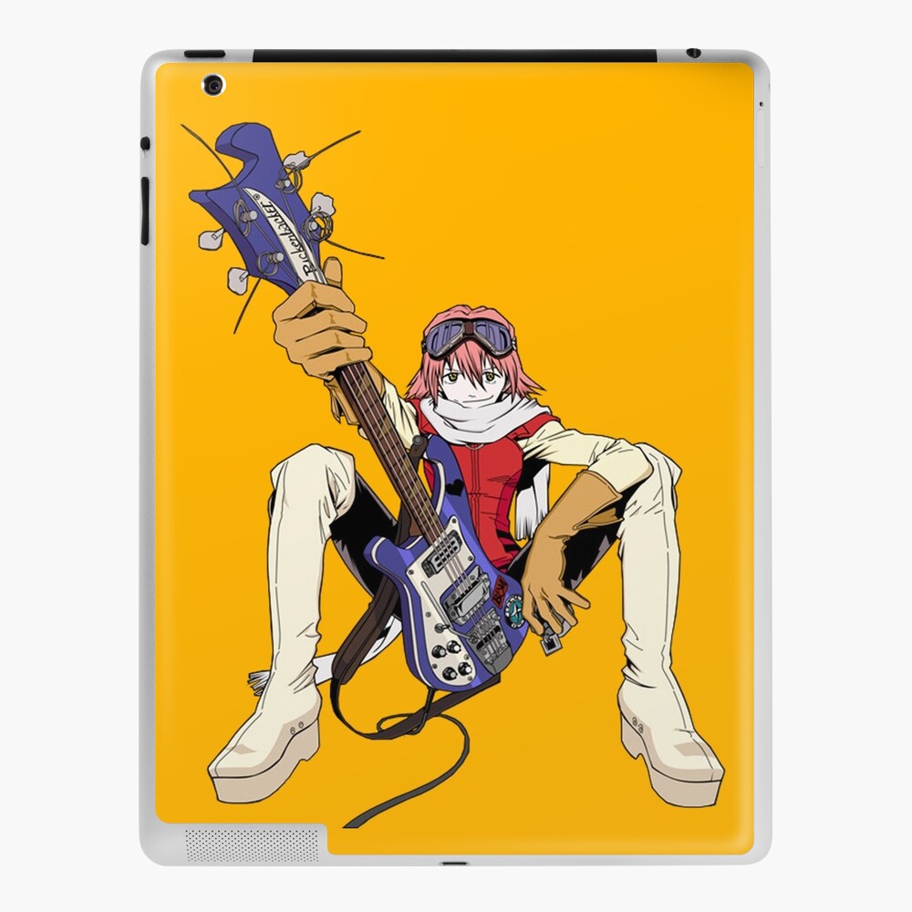 Flcl Fooly Cooly Anime Haruko Haruhara Ipad Case Skin By Bensdesiigns Redbubble