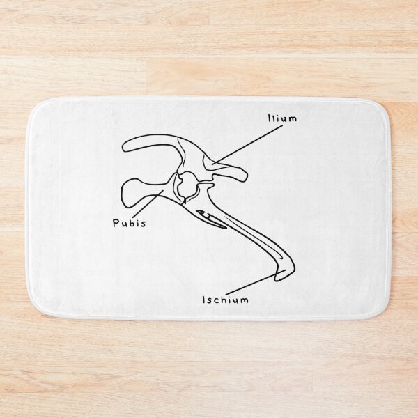 Item preview, Triceratops Pelvis (Labeled) designed and sold by peltigaan.
