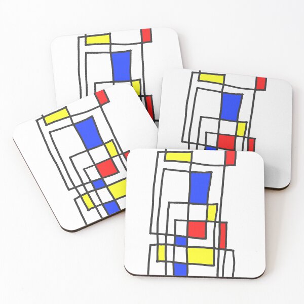 Item preview, HAPPY MONDRIAN COMPOSITION designed and sold by AlbertoRuiZ.